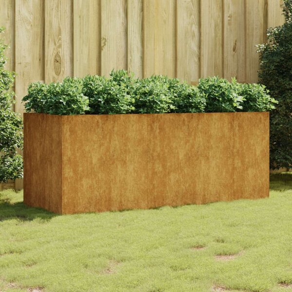 VidaXL corten acél kerti magaságyás 200x80x80 cm