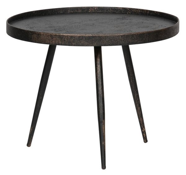 Fekete kerek dohányzóasztal ø 58 cm Bounds – WOOOD