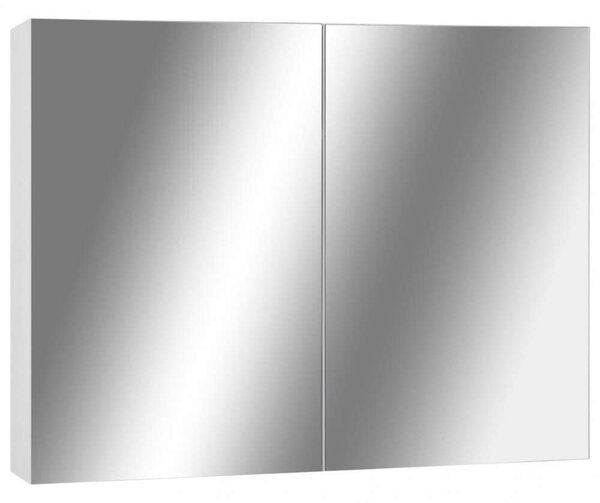 VidaXL Fürdőszobaszekrény - Tükör - 80x15x60 cm