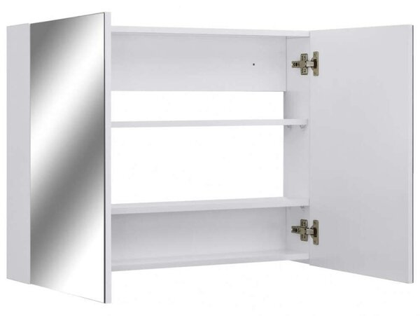 VidaXL Fürdőszobaszekrény - Tükör - 80x15x60 cm