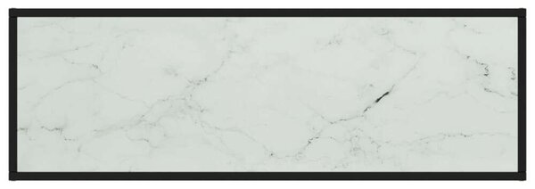 Modern TV Szekrény - Márvány Üveg - 120x40x40 cm