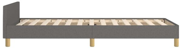VidaXL Ágykeret - Szövet - Fejtámlával - 90x200 cm