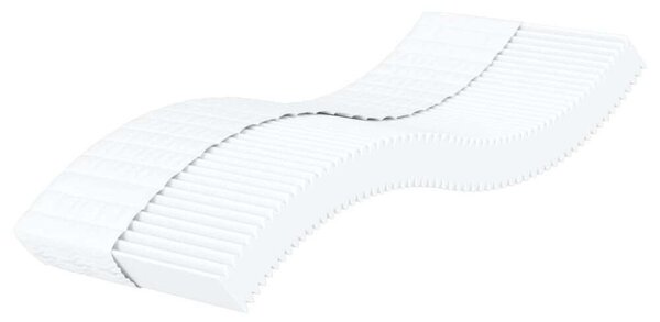 VidaXL sárga bársony heverő matraccal 80 x 200 cm