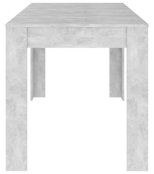 VidaXL Étkezőasztal - Beton Szürke - 140x74,5x76 cm