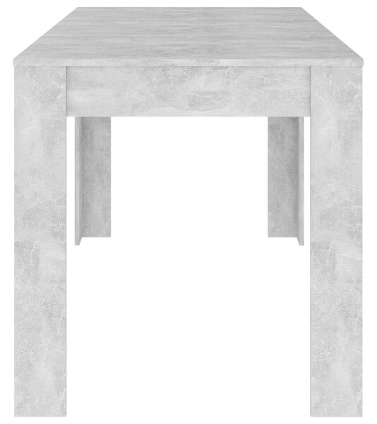 VidaXL Étkezőasztal - Beton Szürke - 140x74,5x76 cm