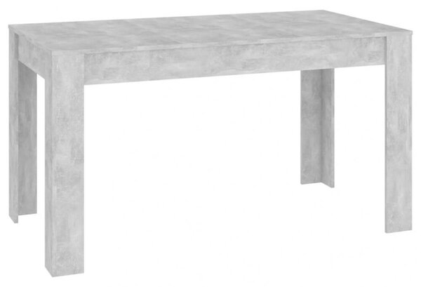 VidaXL Étkezőasztal - Beton Szürke - 140x74,5x76 cm