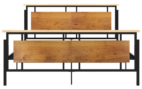 VidaXL Fém Ágykeret - Modern Design - 160x200 cm