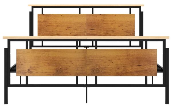 VidaXL Fém Ágykeret - Modern Design - 160x200 cm