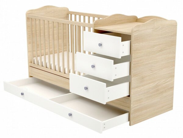 Babastar Comfort Kombinált Kiságy - 3 Fiókos