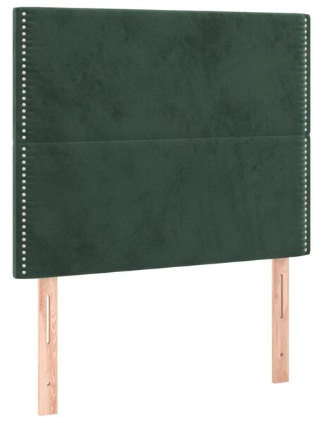 VidaXL Bársony Ágy Matraccal - 100x200 cm