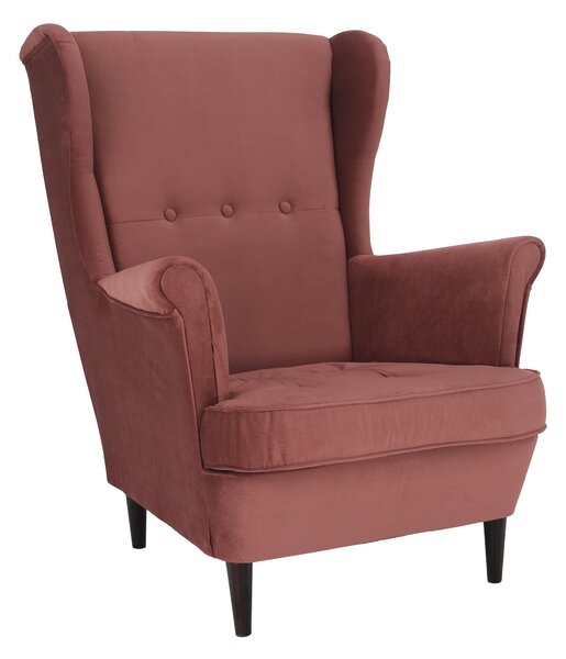 Fotel Rufino (rózsaszín + dió) . 809459