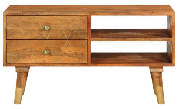 VidaXL tömör mangófa TV-szekrény 85 x 35 x 47 cm