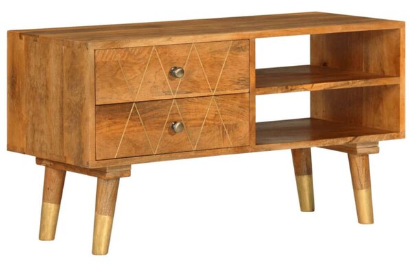 VidaXL tömör mangófa TV-szekrény 85 x 35 x 47 cm