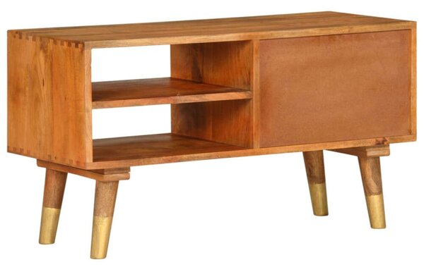 VidaXL tömör mangófa TV-szekrény 85 x 35 x 47 cm