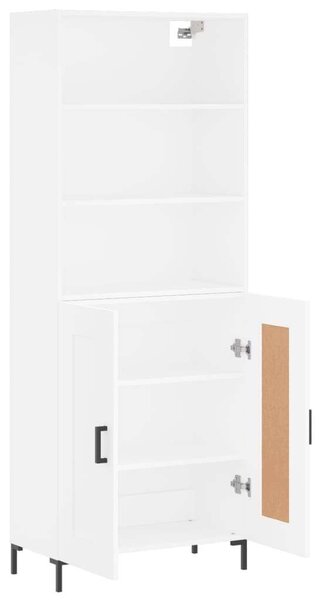 VidaXL Fehér Fa Magasszekrény - 180 cm