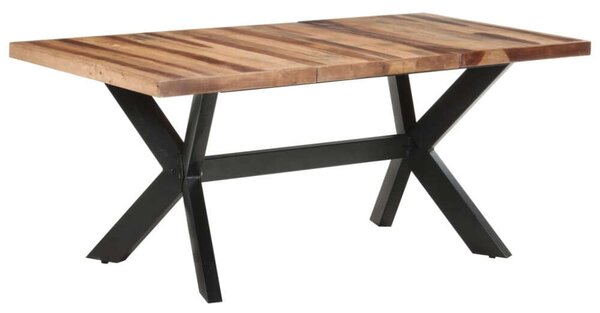 VidaXL étkezőasztal - tömör fa - 180x90 cm