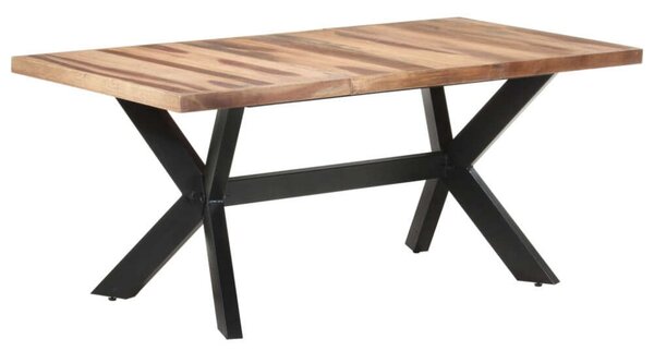 VidaXL étkezőasztal - tömör fa - 180x90 cm