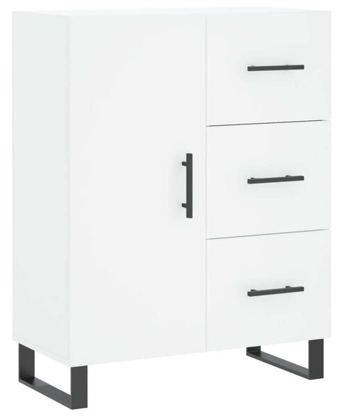 VidaXL Fehér Fa Magasszekrény - 69,5x34x180 cm