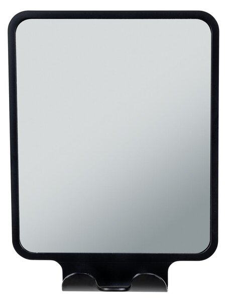 Kozmetikai tükör fogassal 14x19.5 cm Quadro Black – Wenko