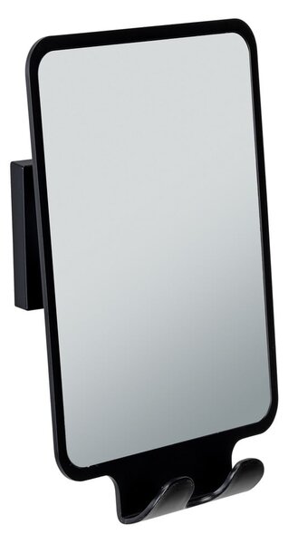 Kozmetikai tükör fogassal 14x19.5 cm Quadro Black – Wenko