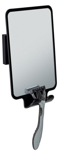 Kozmetikai tükör fogassal 14x19.5 cm Quadro Black – Wenko
