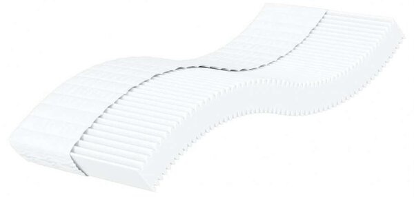 VidaXL fekete műbőr heverő matraccal 90 x 200 cm