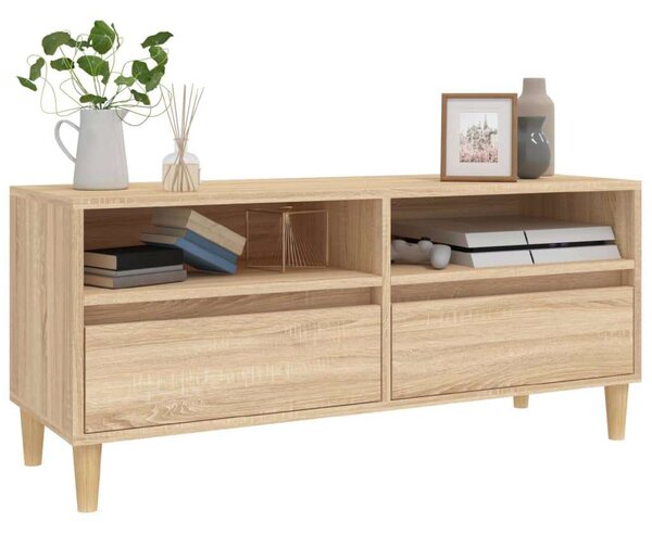 VidaXL sonoma tölgyszínű szerelt fa TV-szekrény 100x34,5x44,5 cm