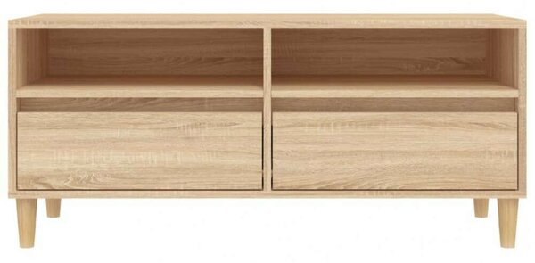 VidaXL sonoma tölgyszínű szerelt fa TV-szekrény 100x34,5x44,5 cm
