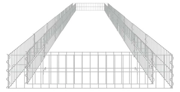VidaXL Gabion Magaságyás - 80 x 10 x 2 cm