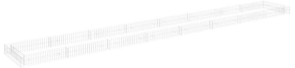 VidaXL Gabion Magaságyás - 80 x 10 x 2 cm
