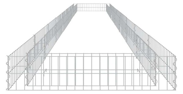 VidaXL Gabion Magaságyás - 80 x 10 x 2 cm