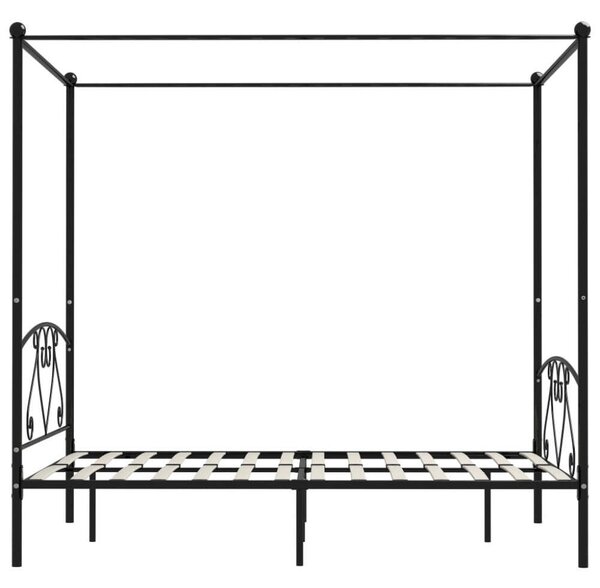 VidaXL Baldachinos Ágykeret - Fém - 160x200 cm