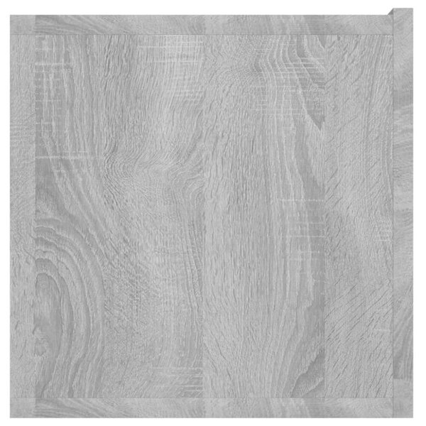VidaXL 3 db sonoma tölgy színű fa függő TV-szekrény 60 x 30 x 30 cm