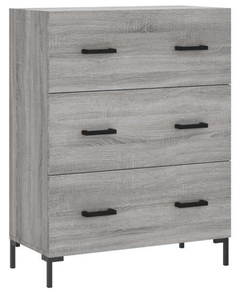 VidaXL szürke sonoma szerelt fa magasszekrény 69,5 x 34 x 180 cm
