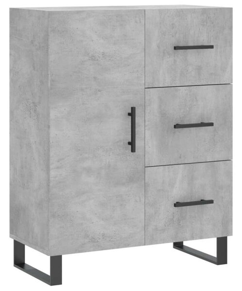 VidaXL Magas Szekrény - Beton Szürke - 180 cm