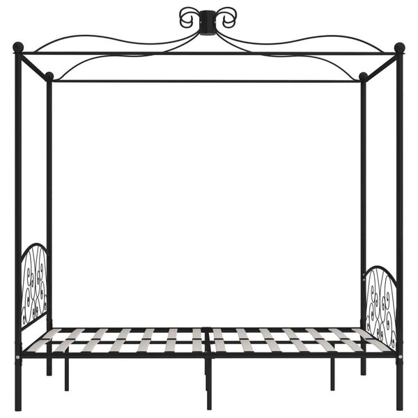 VidaXL Baldachinos Ágykeret - Fém - 120x200 cm