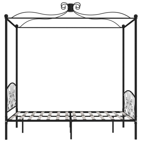 VidaXL Baldachinos Ágykeret - Fém - 120x200 cm