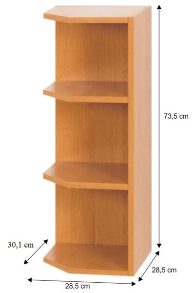 Felső konyhaszekrény Leite W30N éger (B)