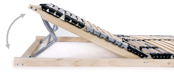 VidaXL Ágyrács - 7 Zónás - 80x200 cm - 2 db