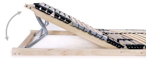 VidaXL Ágyrács - 7 Zónás - 80x200 cm - 2 db