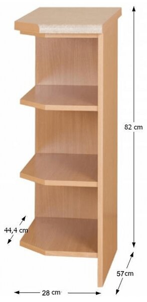 Alsó konyhai polc Leite MDF classic S30N/L