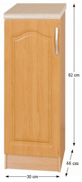 Alsó konyhaszekrény Leite S30/L