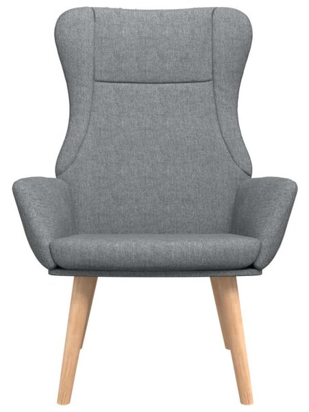 Modern Szövet Pihenőfotel - Világosszürke