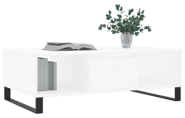 VidaXL Dohányzóasztal - Fehér - 104x60x35 cm