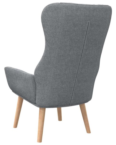 Modern Szövet Pihenőfotel - Világosszürke