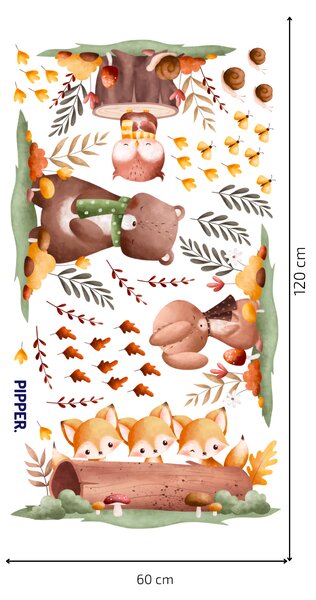 PIPPER. Falmatrica "Ősz az erdőben"