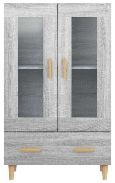 VidaXL szürke sonoma színű szerelt fa magasszekrény 70 x 31 x 115 cm