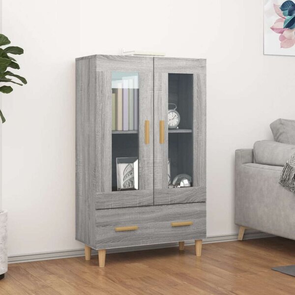 VidaXL szürke sonoma színű szerelt fa magasszekrény 70 x 31 x 115 cm