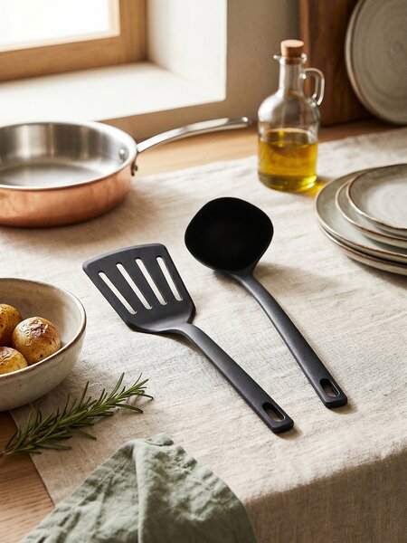 Sinsay - Spatula és merőkanál készlet 2 pack - fekete