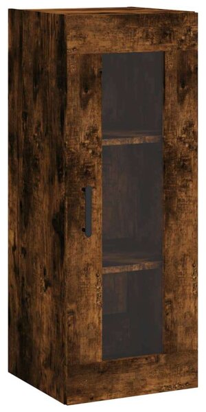 VidaXL Füstös Tölgy Magasszekrény - 34,5x34x180 cm